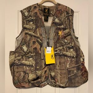 BROWNING CAMO GAME VEST MENS SIZE MED